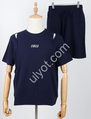 КОСТЮМ JJF (L-4XL) ГОЛУБОЙ 8828