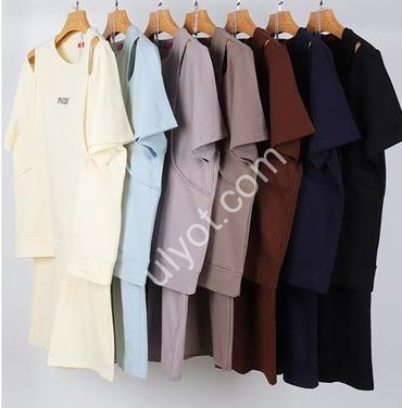 КОСТЮМ JJF (L-4XL) ГОЛУБОЙ 8828