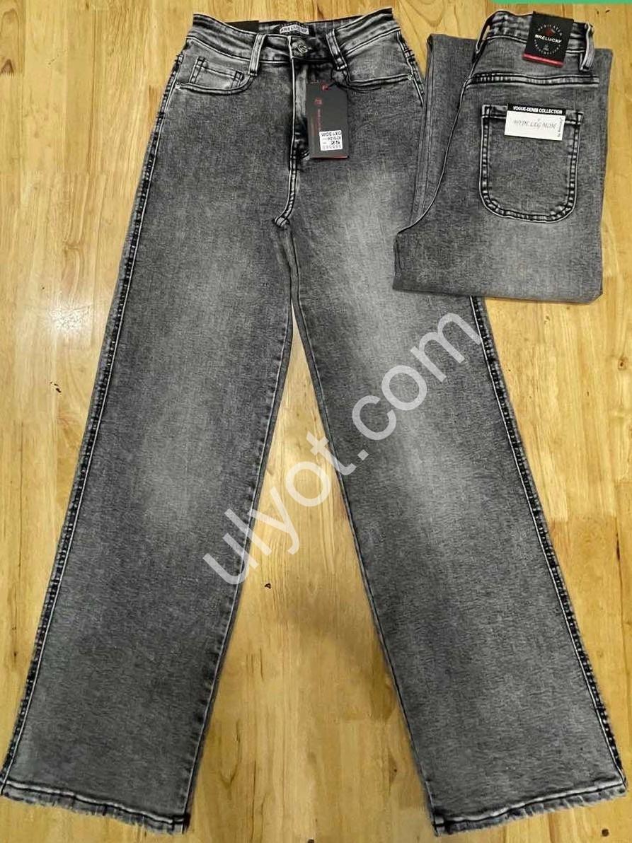 ДЖИНСЫ RELUCKY (25-30) СЕРЫЙ 216-2