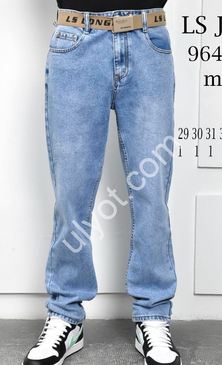 ДЖИНСИ LS JEANS (29-38) БЛАКИТНИЙ 964-4