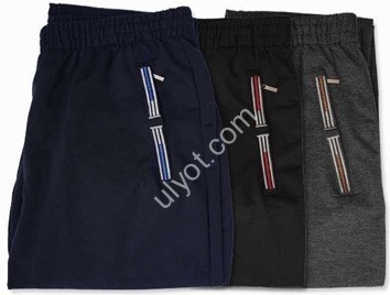 СПОРТ.ШТАНЫ (M-4XL) МАНЖЕТ МИКС 444