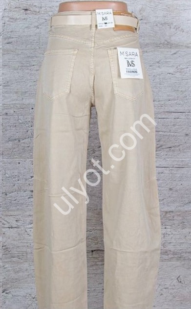 ДЖИНСИ M.SARA (XS-XL) БІЖ 1031-59