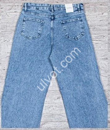 ДЖИНСИ SASHA (30-36) СИНІЙ 6800