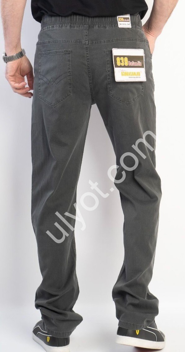 ДЖИНСИ BASANJIU (32-40) ГРАФІТ 128-11