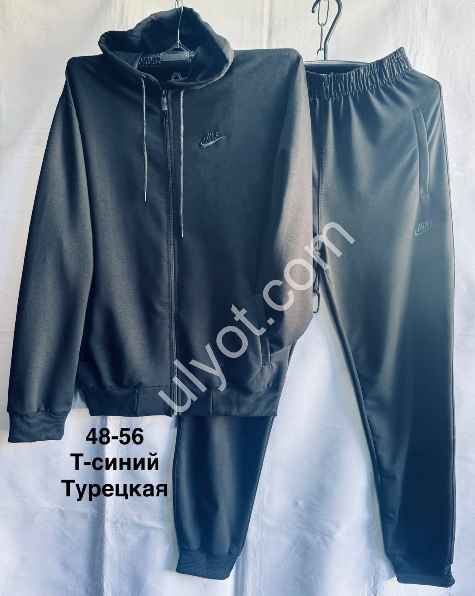 СПОРТ.КОСТЮМ N02 (48-56) МАНЖЕТ Т.СИНИЙ 