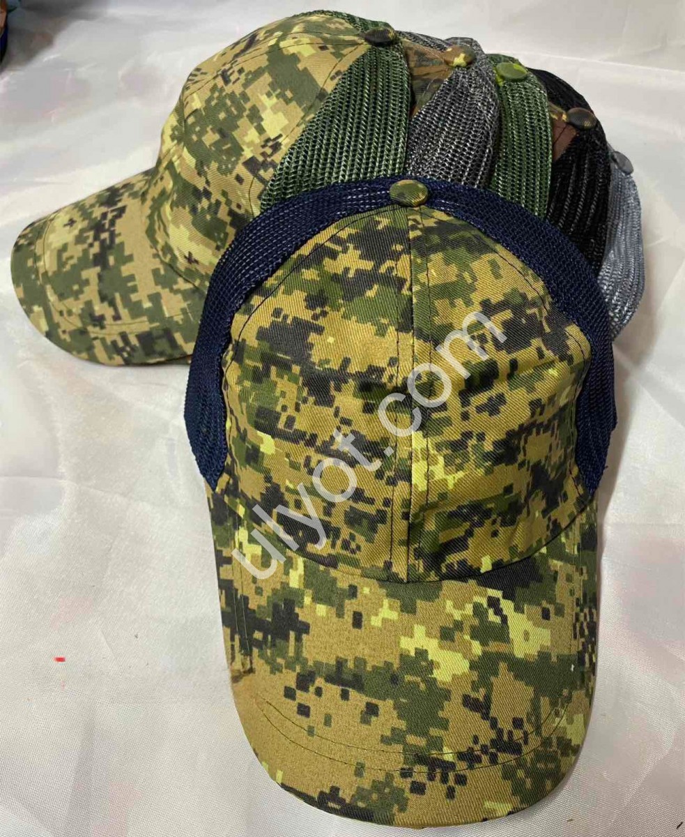 КЕПКА (ONE SIZE 58) ПІКСЕЛЬ сітка Мікс