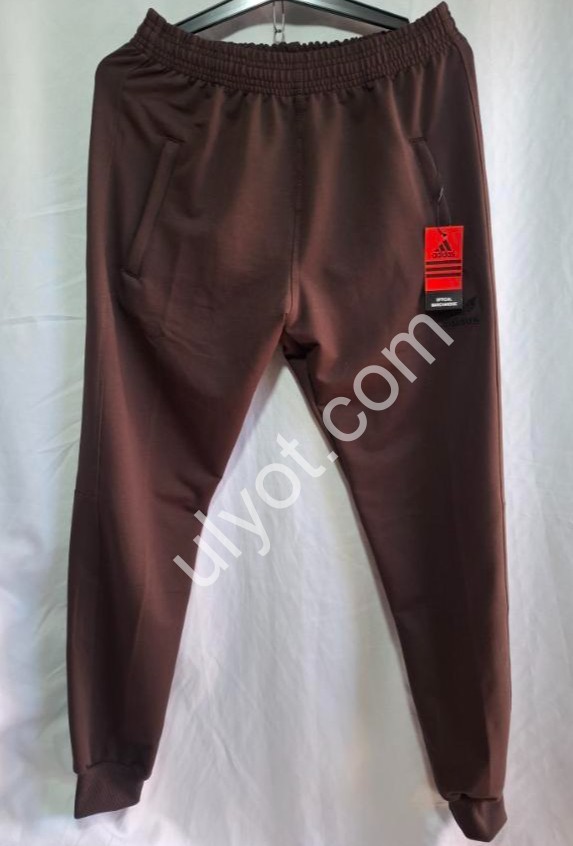 СПОРТ.ШТАНЫ A1 (48-58) МАНЖЕТ КОРИЧНЕВЫЙ 