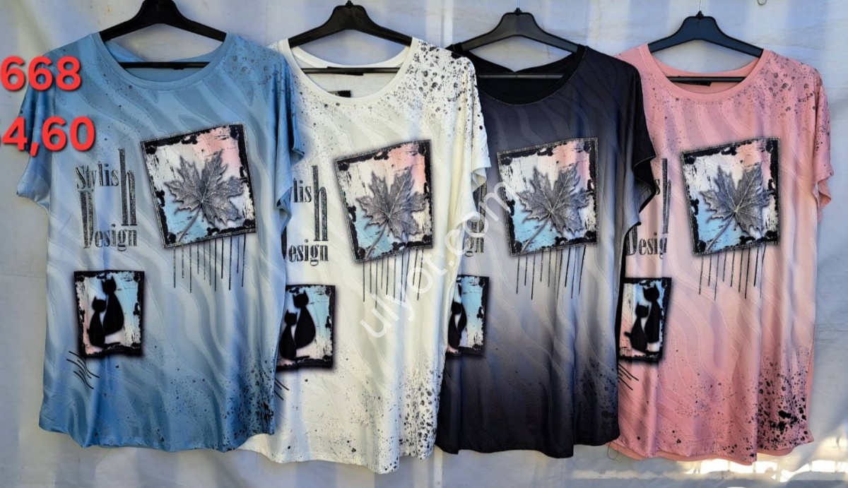 ФУТБОЛКА (ONESIZE 54-60) МИКС 668