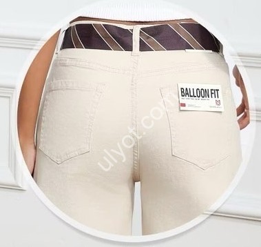 ДЖИНСИ M.SARA (XS-XL) МОЛОКО 1669-9A