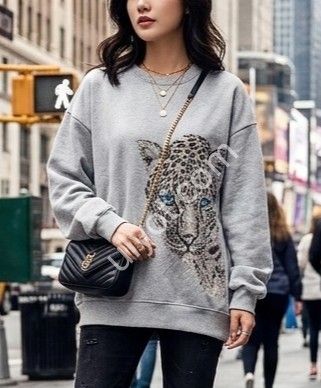 СВІТШОТ JJF (OVERSIZE 48-52) МІКС 2605