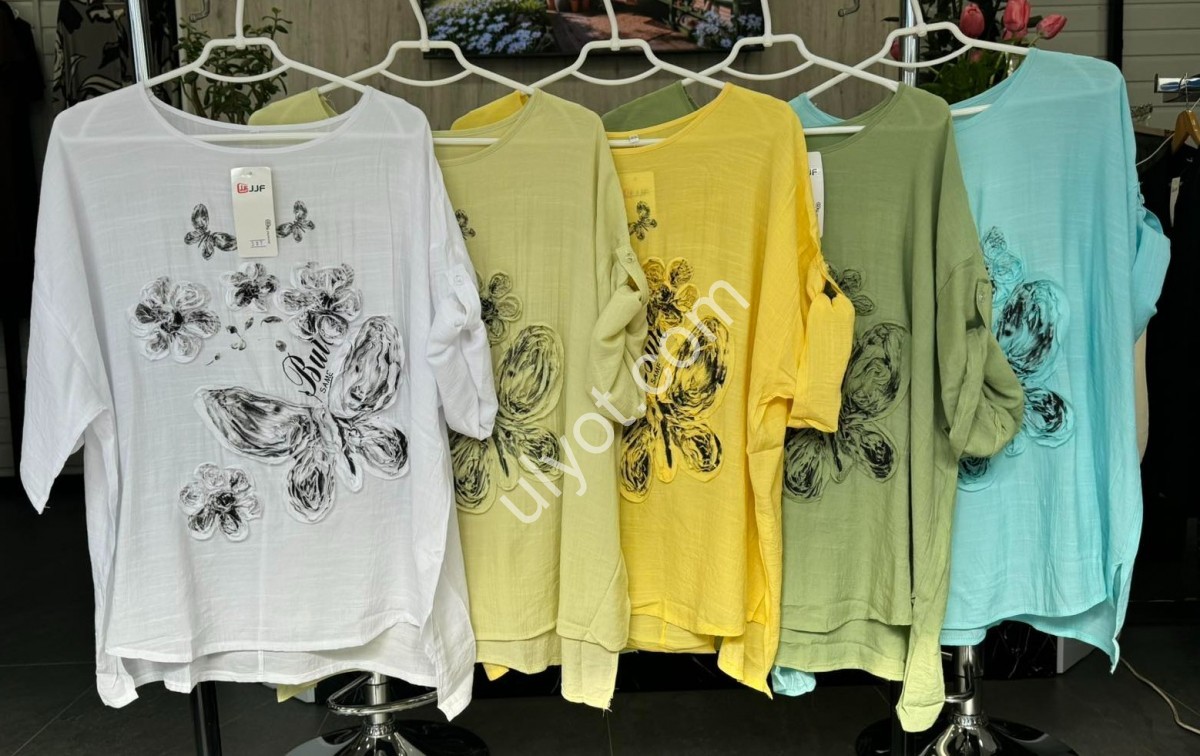 ФУТБОЛКА JJF (3XL-6XL) ФІСТАШКА 387