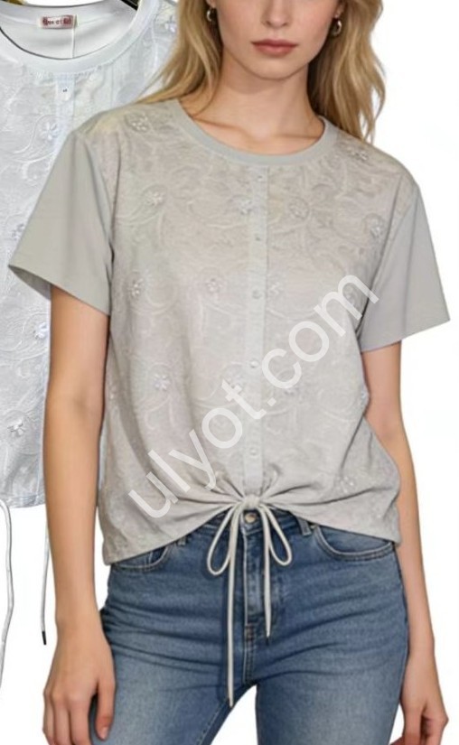 ФУТБОЛКА (2XL-5XL) ПУДРА 8828