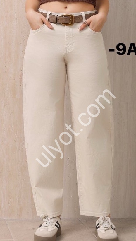 ДЖИНСЫ M.SARA (XS-XL) МОЛОКО 1178-9A