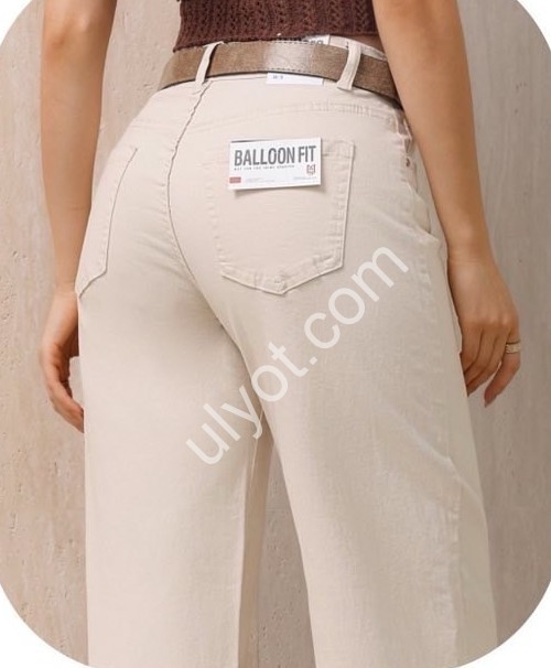 ДЖИНСЫ M.SARA (XS-XL) МОЛОКО 1178-9A