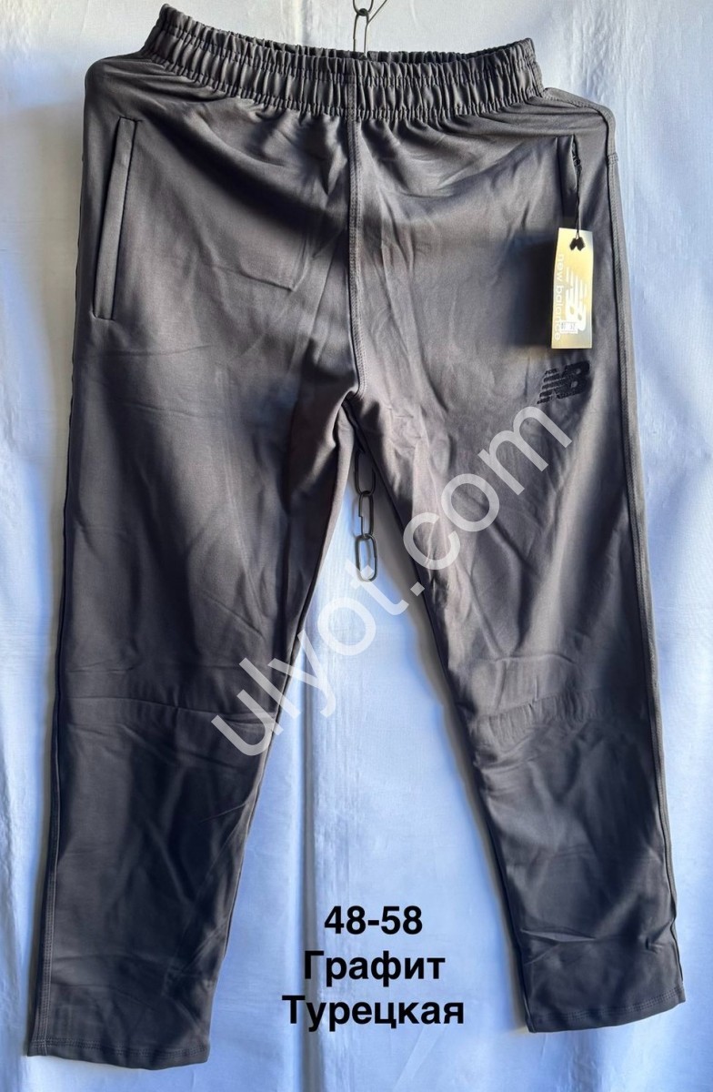 СПОРТ.ШТАНЫ NB02 (48-58) ПРЯМОЙ ГРАФИТ 