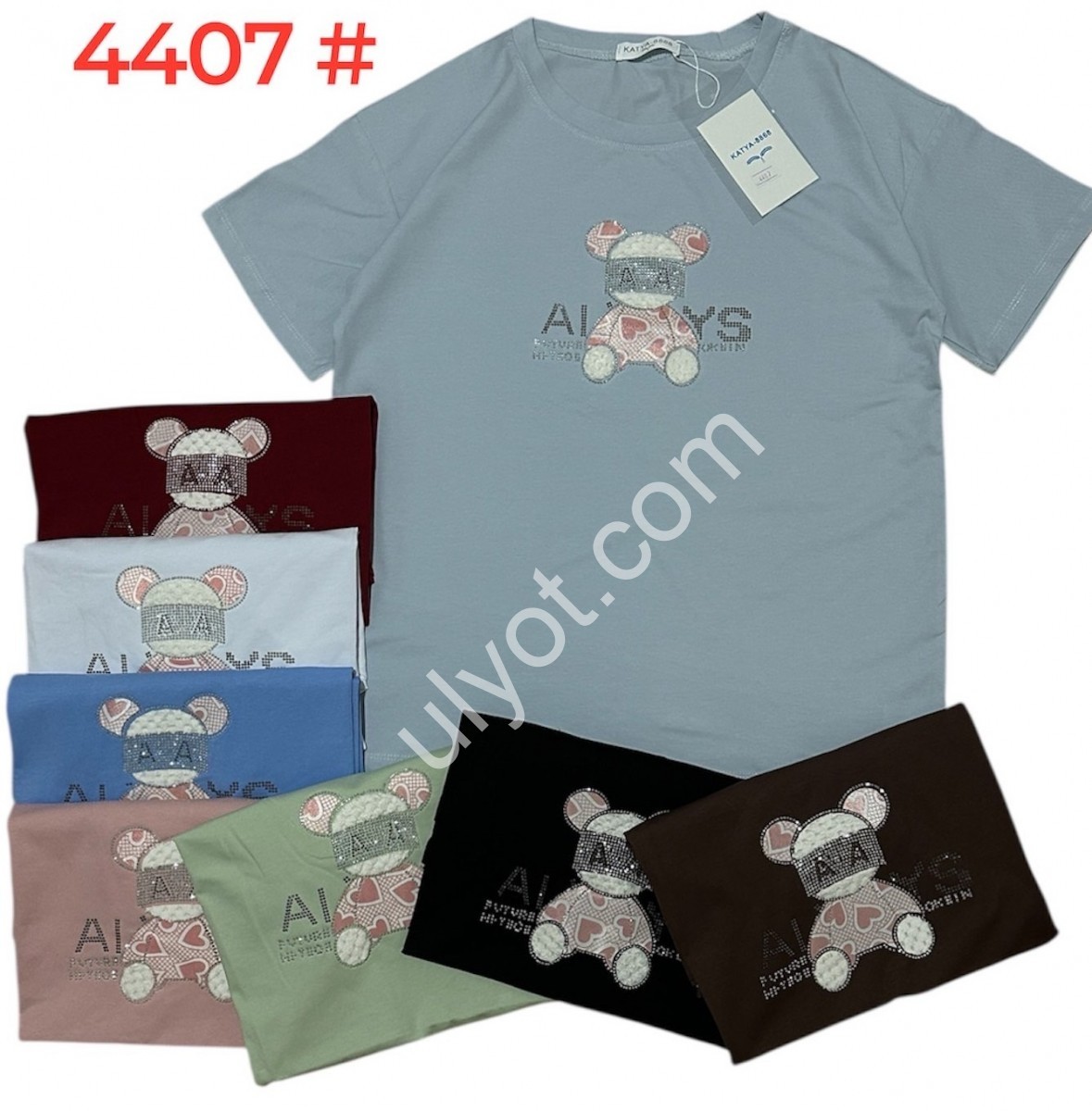 ФУТБОЛКА (ONESIZE 46-50) МИКС 4407