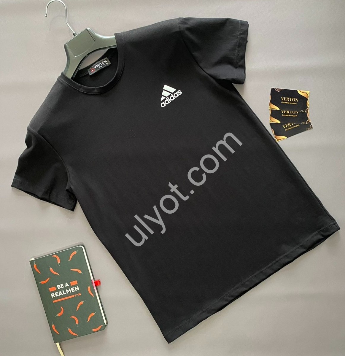 ФУТБОЛКА A01 (S-2XL) ЧЕРНЫЙ 