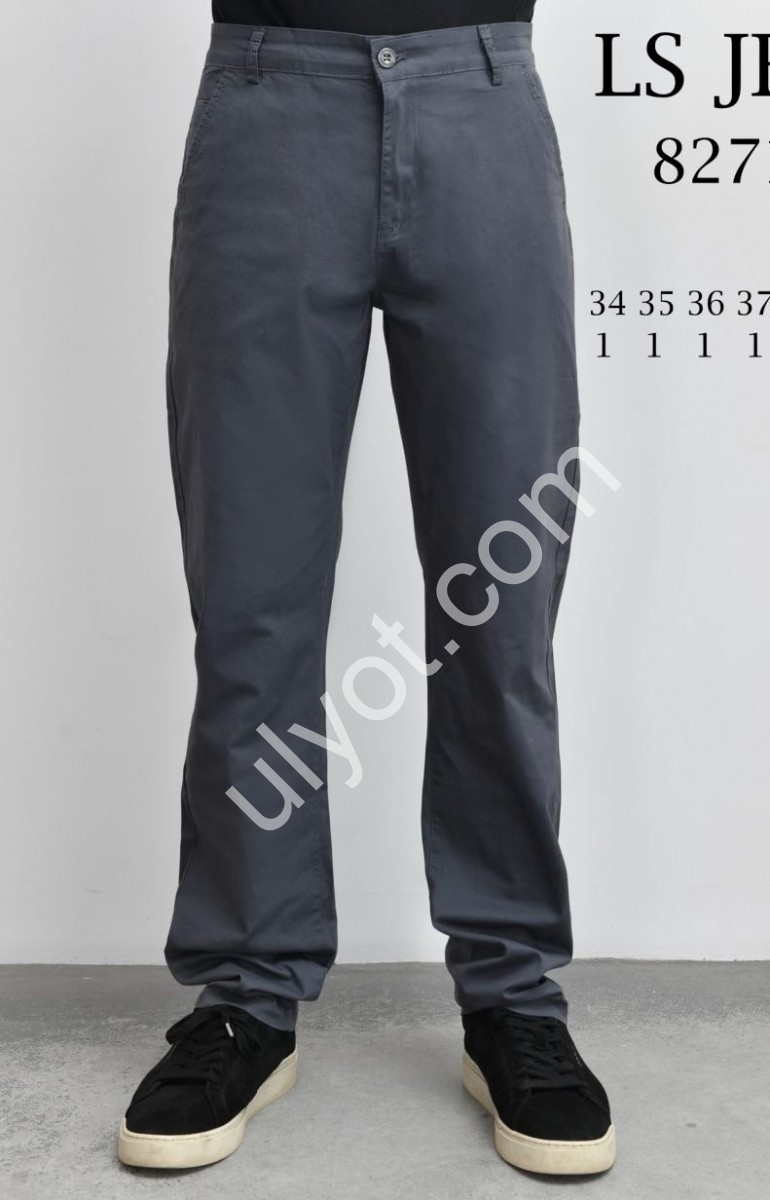 ШЛЮНИ LS JEANS (34-42) Т.СІРИЙ 8271