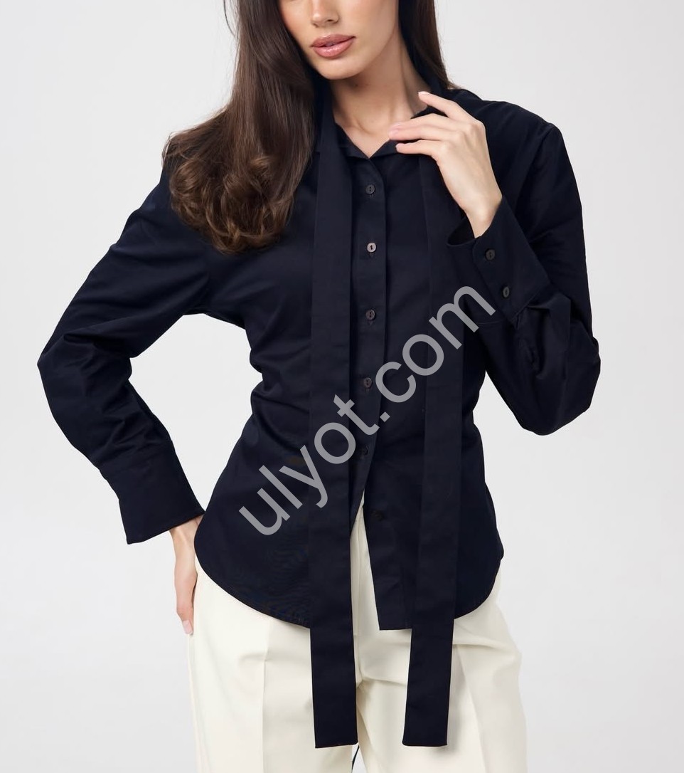 РУБАШКА (42-48) Т.СИНИЙ 589