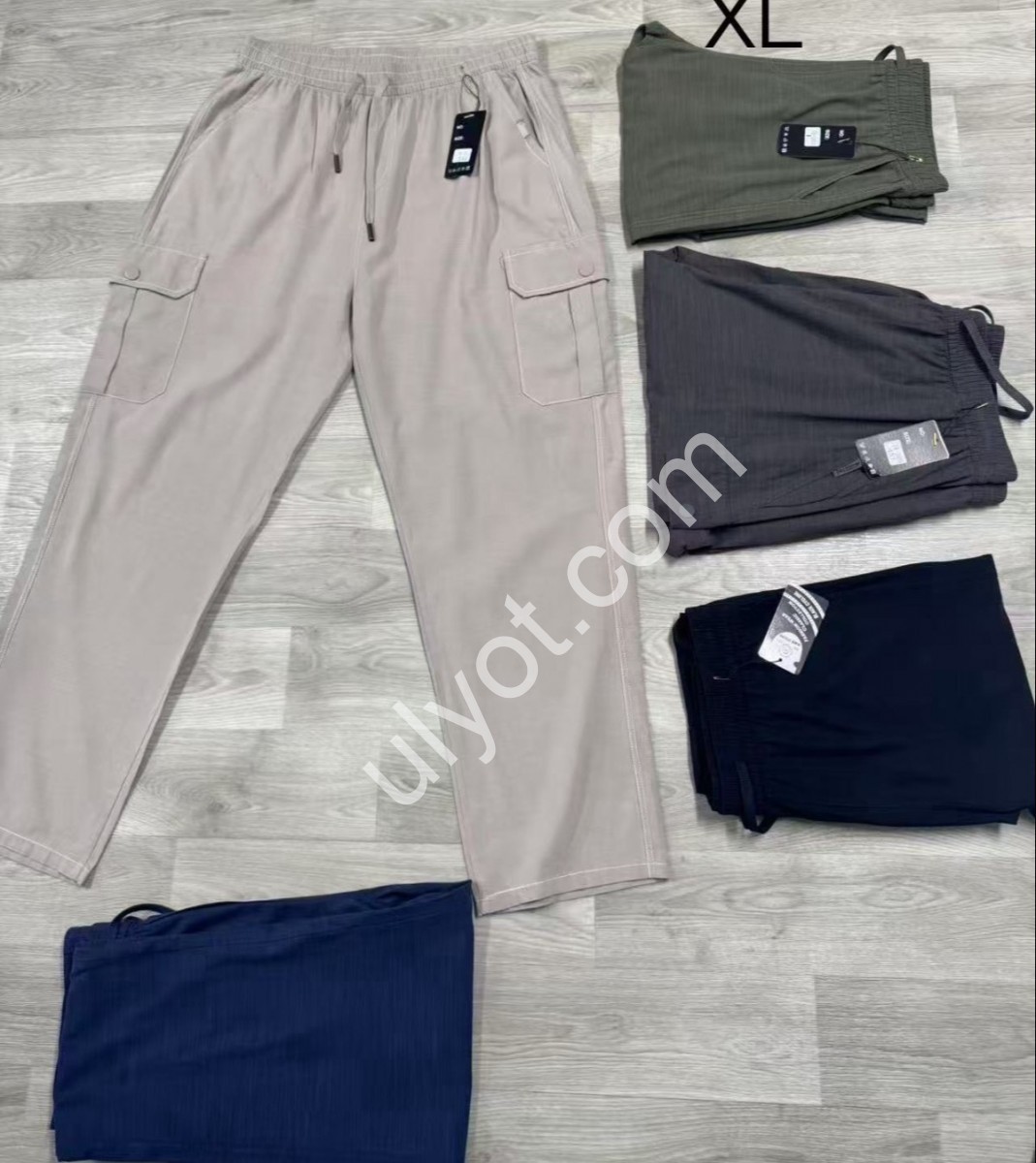 ШТАНИ (М-3XL) ПРЯМИЙ ХАКИ FK3003