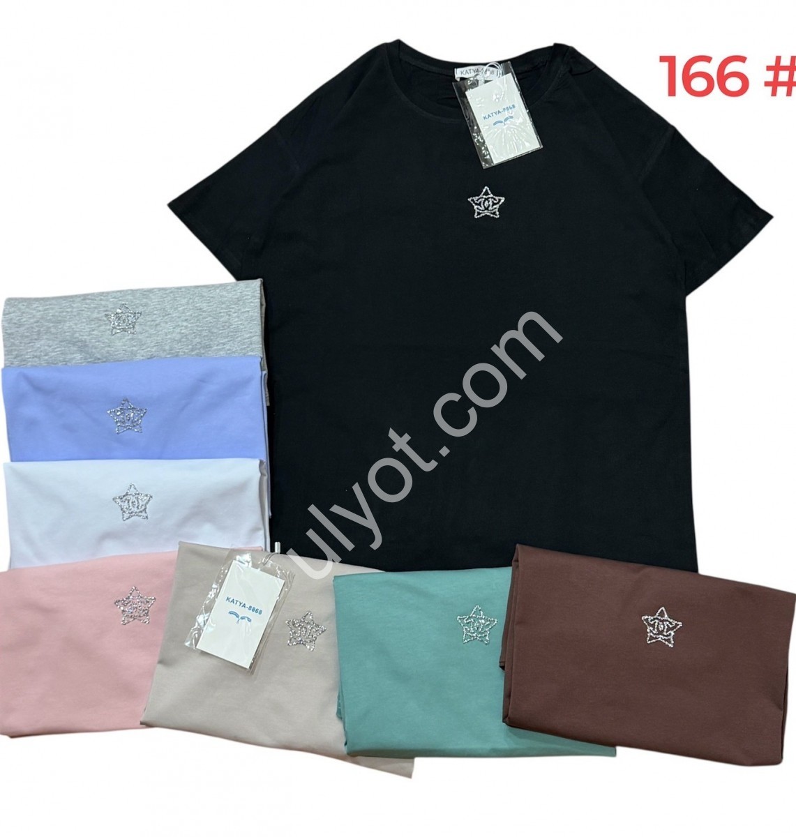 ФУТБОЛКА (ONESIZE 48-52) МИКС 166