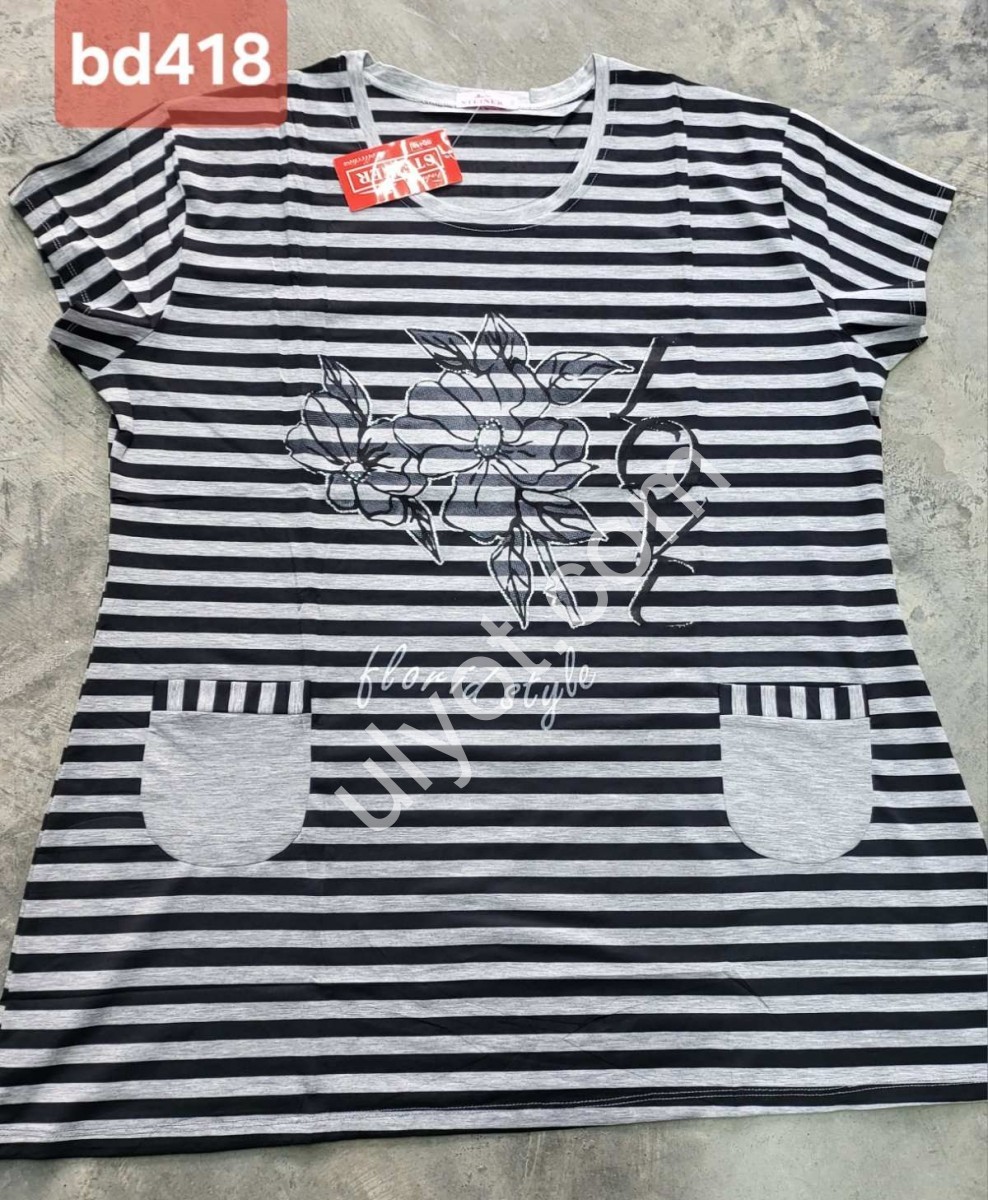 ФУТБОЛКА (5XL-8XL) БІЛИЙ 418