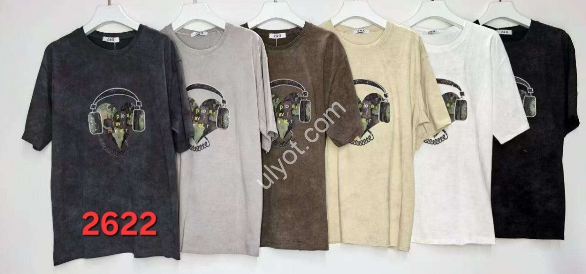 ФУТБОЛКА (ONESIZE 52-56) МИКС 2622