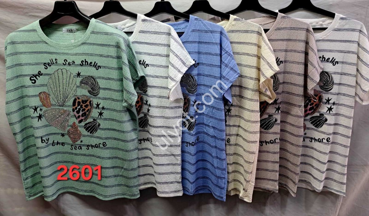 ФУТБОЛКА (ONESIZE 50-54) МИКС 2601