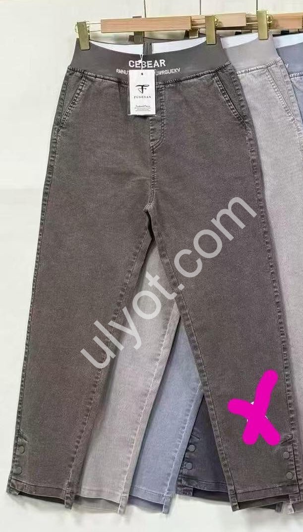 БРЮКИ (28-33) СВ.СЕРЫЙ 1158-1