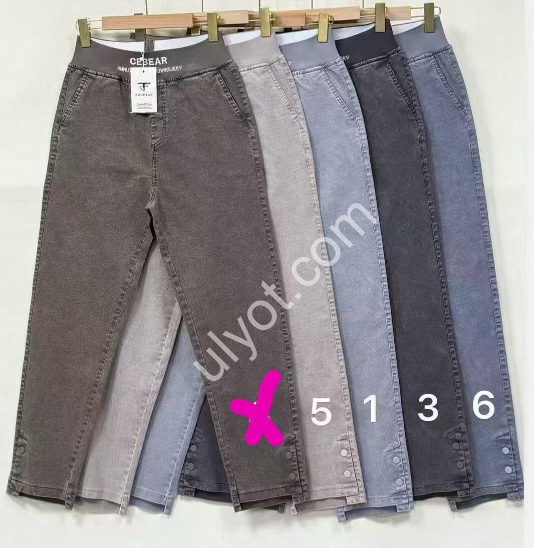 БРЮКИ (28-33) СВ.СЕРЫЙ 1158-1