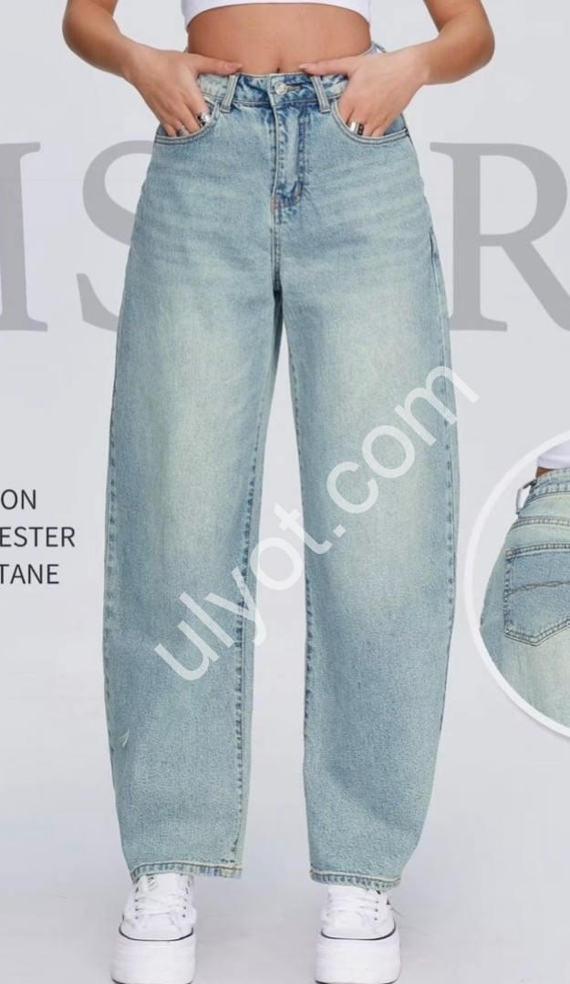 ДЖИНСЫ M.SARA (XS-XL) ГОЛУБОЙ 926