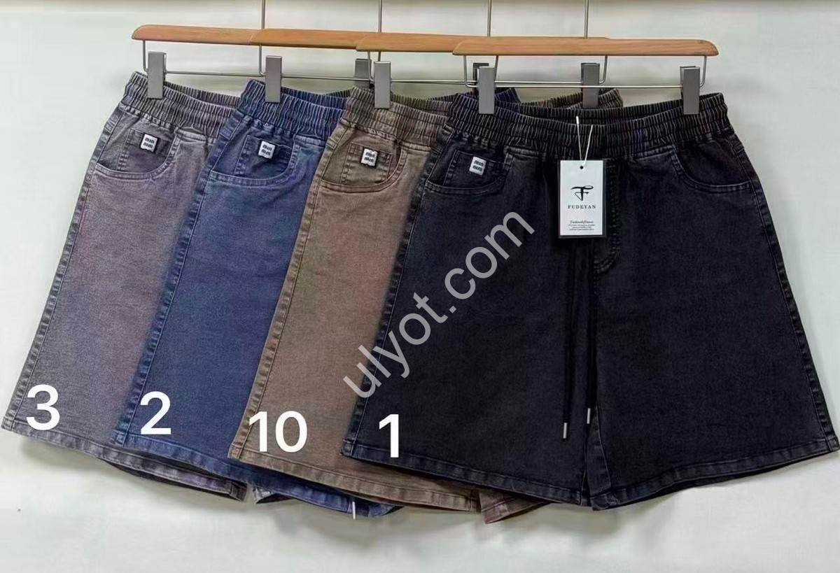 ШОРТЫ (31-36) ЧЕРНЫЙ 1213-1