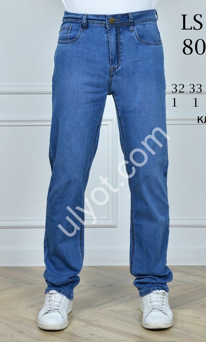 ДЖИНСЫ LS JEANS (32-40) СИНИЙ 807B