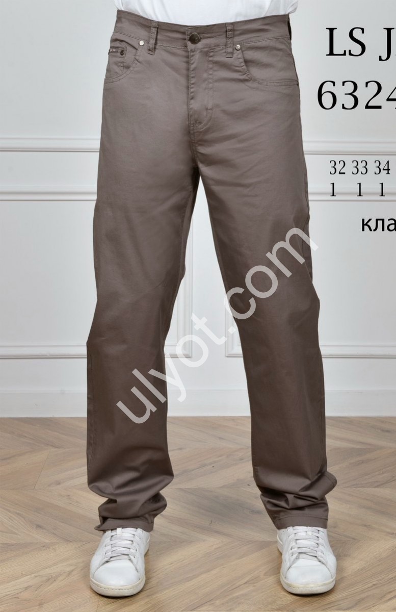 БРЮКИ LS JEANS (32-40) МОККО 6324B