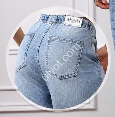 ДЖИНСЫ M.SARA (XS-XL) ГОЛУБОЙ 1501-4