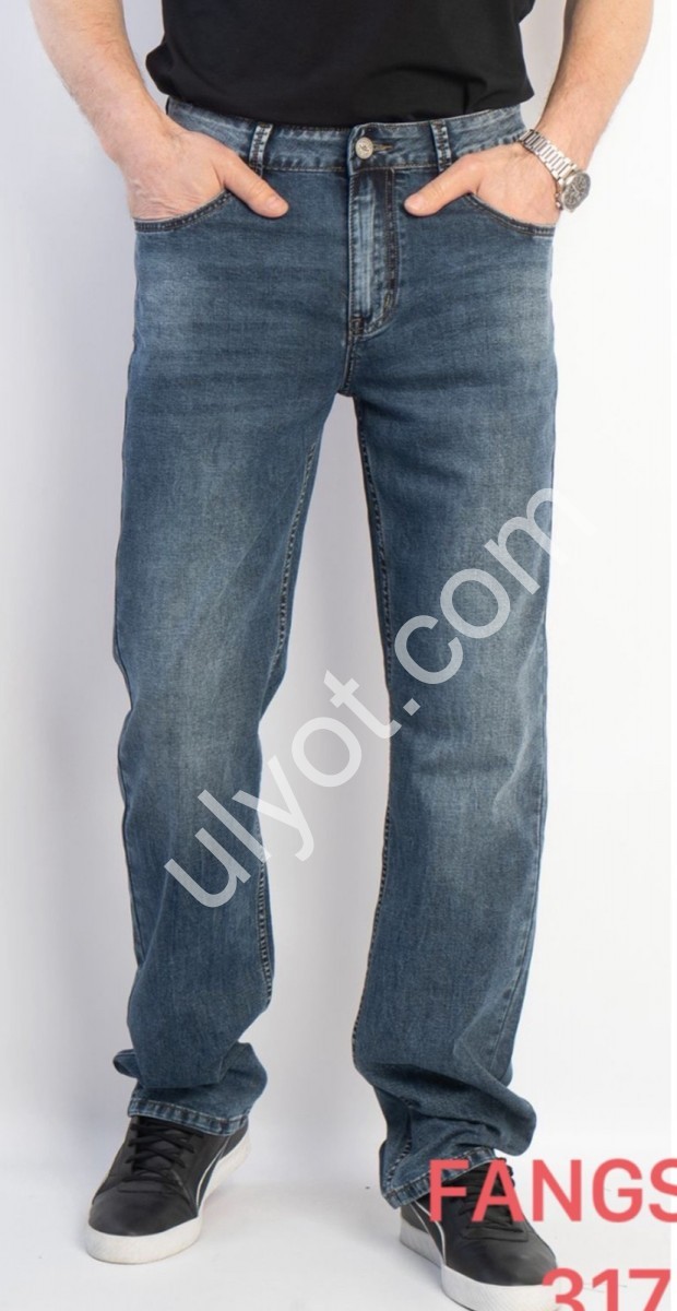 ДЖИНСЫ FANGSIDA (32-40) Т.СИНИЙ 3172