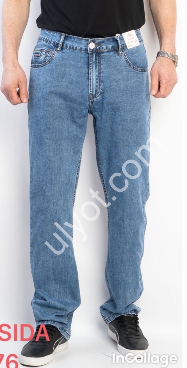 ДЖИНСЫ FANGSIDA (34-41) СИНИЙ 3176
