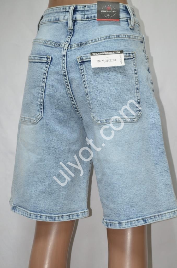 ШОРТЫ RELUCKY (31-38) ГОЛУБОЙ 06-1