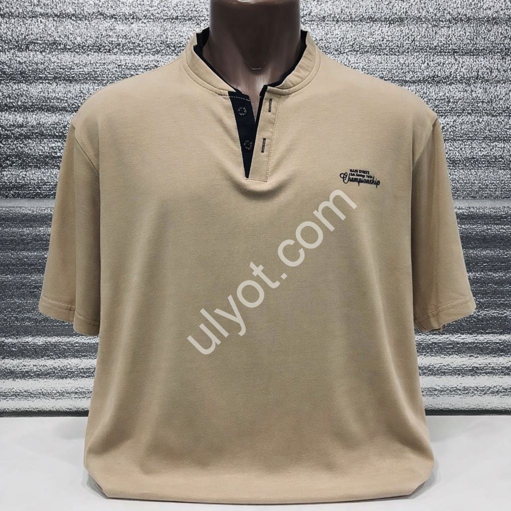 ФУТБОЛКА MADU (4XL-7XL) БІЖ 1504