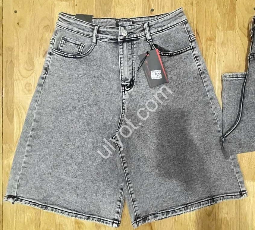 ШОРТИ RELUCKY (30-36) СІРИЙ SB015-1
