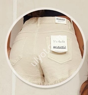 ШОРТИ M.SARA (XS-L) МОЛОЧНИЙ 6006-9