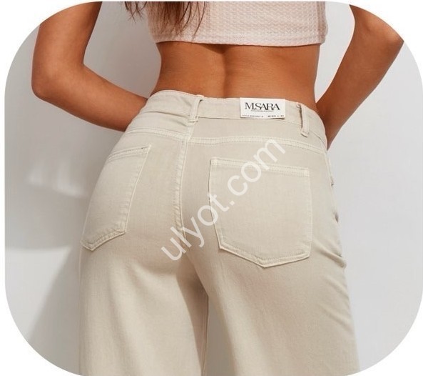 ДЖИНСИ M.SARA (XS-XL) БІЖ 1007-9