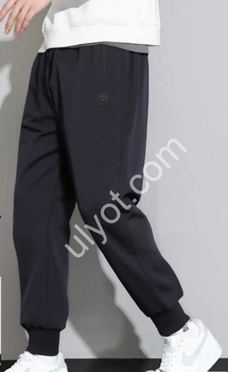 ШТАНЫ (3X-7XL) МАНЖЕТ ЧЕРНЫЙ 2867