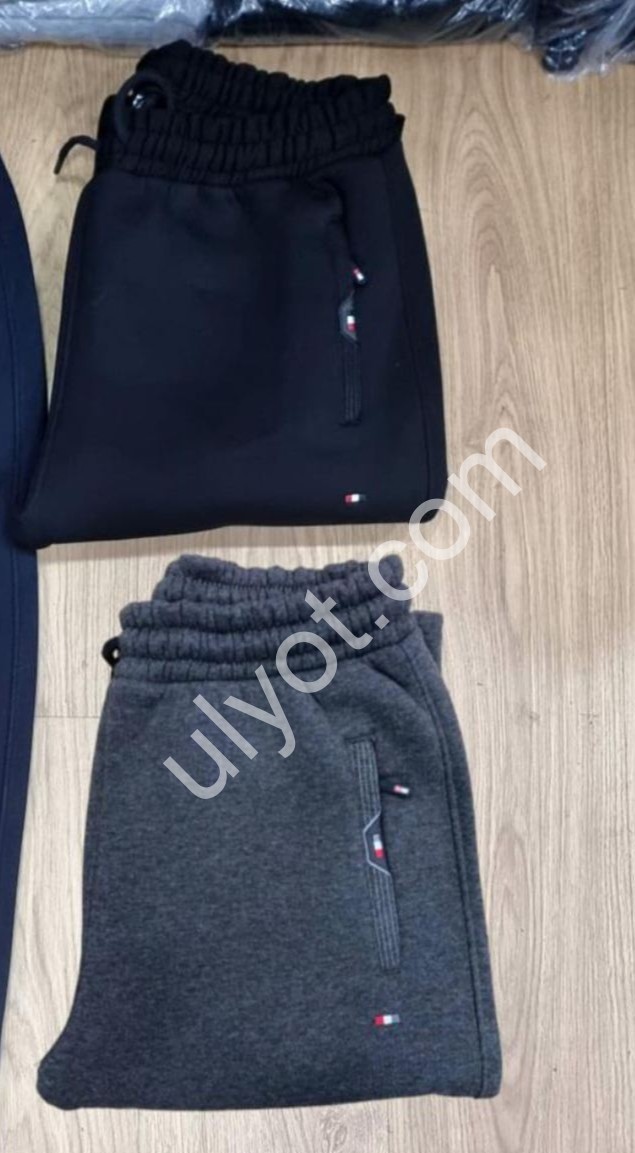 CПОРТ.ШТАНЫ (7XL-10XL) МАНЖЕТ ЧЕРНЫЙ 5847