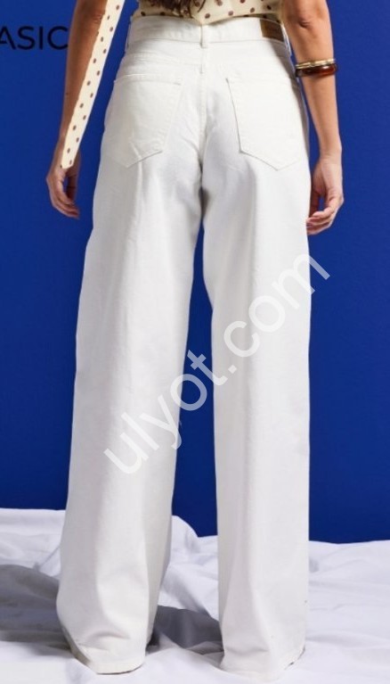 ДЖИНСЫ IT'S BASIC (34-42) ВАНИЛЬ 3096/7s6/101