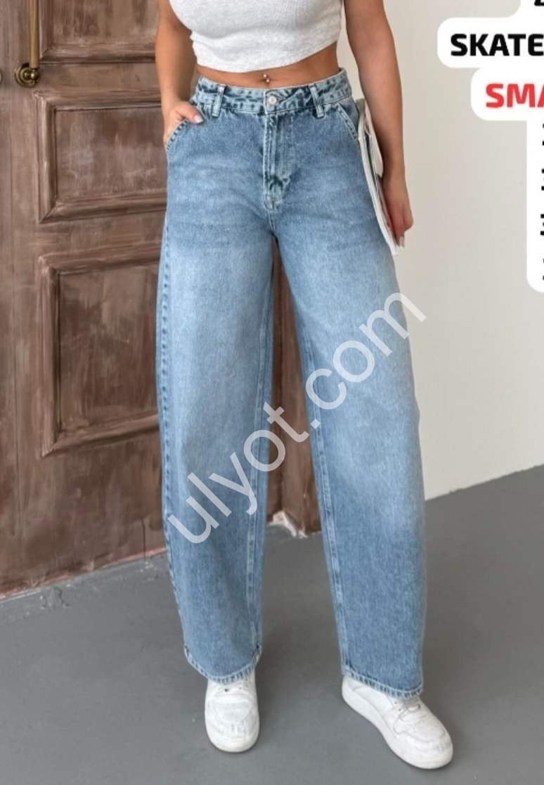 ДЖИНСЫ ZEO BASIC (30-36) СИНИЙ 4788