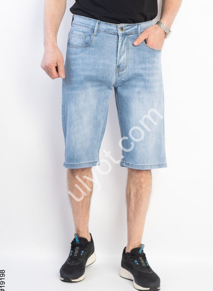 ШОРТЫ CAPTAIN (32-38) ГОЛУБОЙ 19198