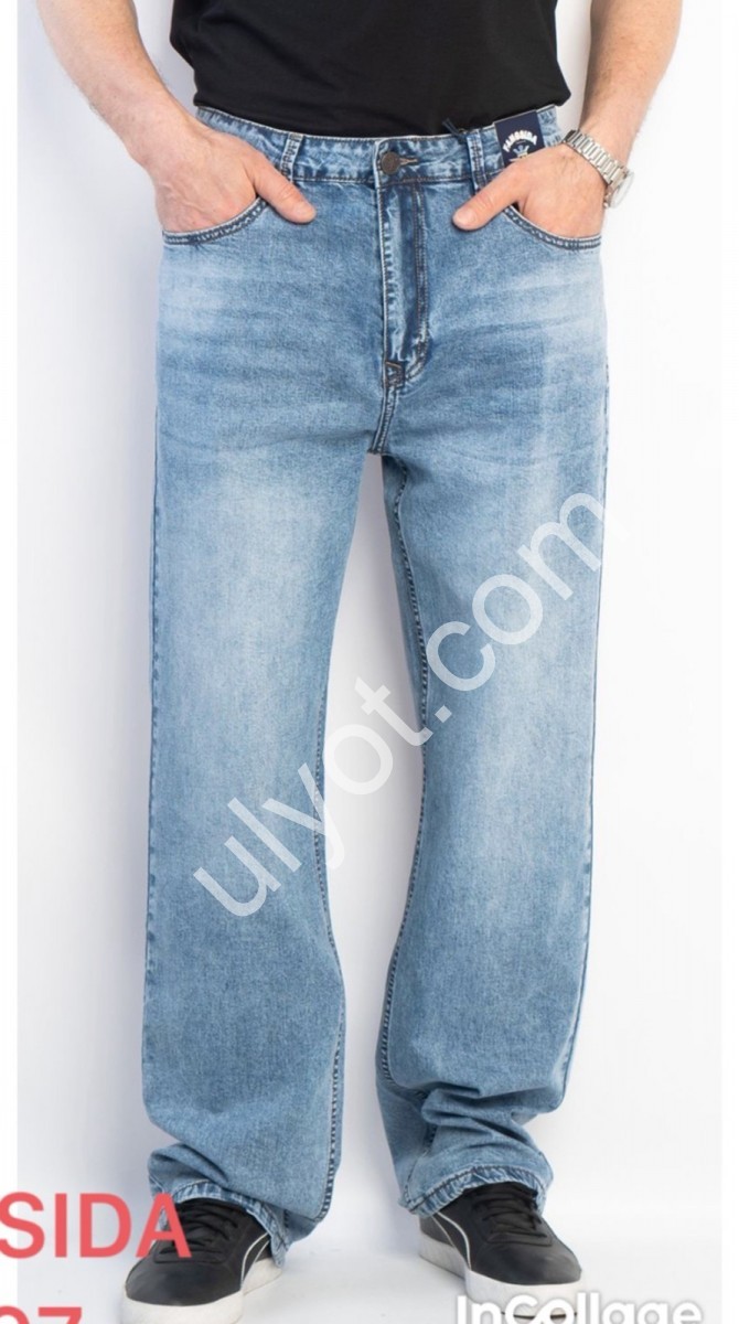ДЖИНСИ FANGSIDA (32-38) СИНІЙ 8897