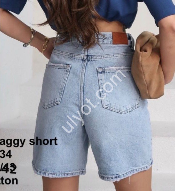 ШОРТЫ ZEO BASIC (34-42) ГОЛУБОЙ 5334