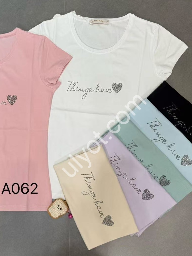 ФУТБОЛКА (ONE SIZE 44-48) МИКС A062